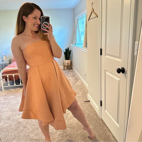 C/MEO Collective Orange Sleeveless Maxi Dress Small - Picture 2 of 10